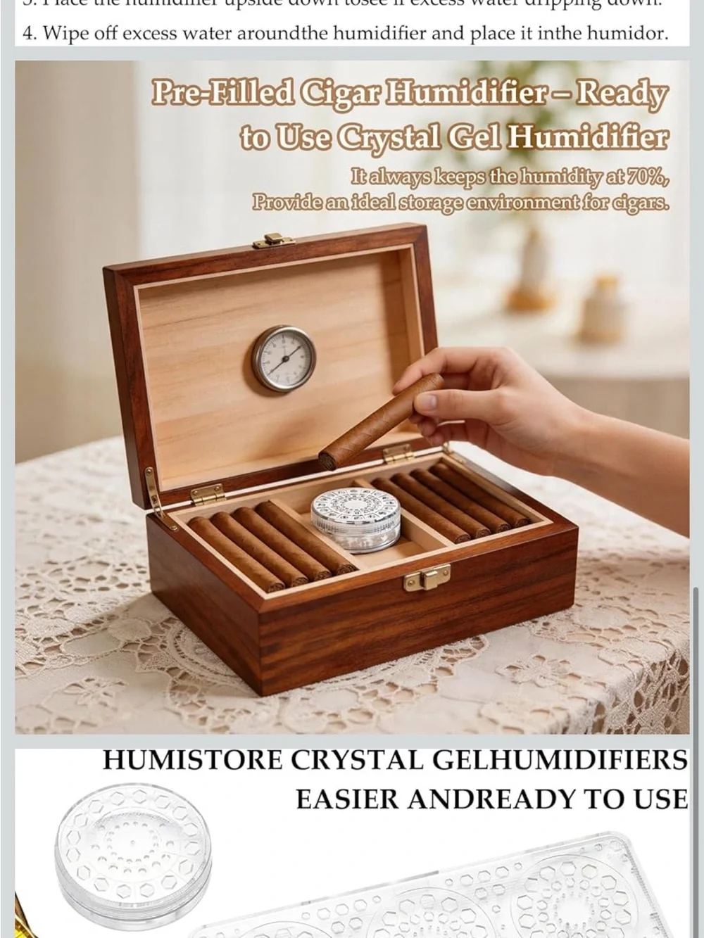 Cigar Humidifier Set - Picture 3 of 5